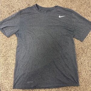 Nike Men's Dark Gray Dri-FIT Tee